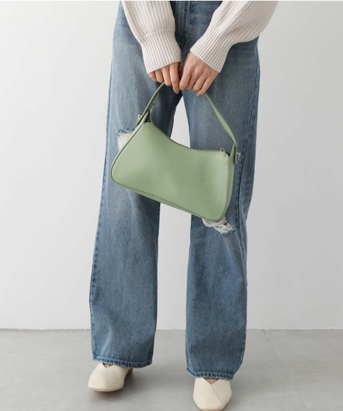 archives（アルシーヴ）の「金具付き２ＷＡＹバッグ（ハンドバッグ・レディース・ブラック/アイボリー/グリーン・FREE）」の17枚目の写真