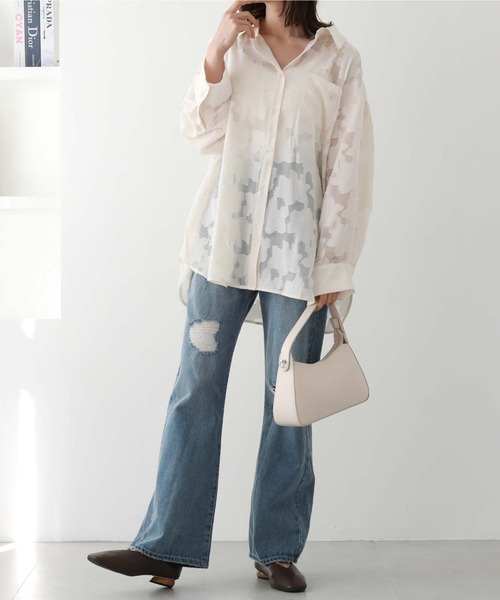 archives（アルシーヴ）の「金具付き２ＷＡＹバッグ（ハンドバッグ・レディース・ブラック/アイボリー/グリーン・FREE）」の14枚目の写真