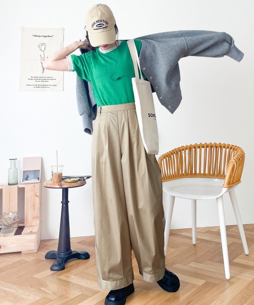 Java（ジャバ）の「《JaVa ジャバコラボ》大人のゆったりカジュアル。2wayバルーンサロペットパンツ（パンツ部取り外し可）（サロペット/オーバーオール・レディース・ブラウン/ベージュ/ブラック・LARGE/MEDIUM/X-LARGE）」の20枚目の写真