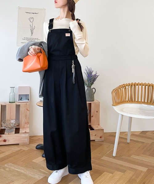 Java（ジャバ）の「《JaVa ジャバコラボ》大人のゆったりカジュアル。2wayバルーンサロペットパンツ（パンツ部取り外し可）（サロペット/オーバーオール・レディース・ブラウン/ベージュ/ブラック・LARGE/MEDIUM/X-LARGE）」の15枚目の写真