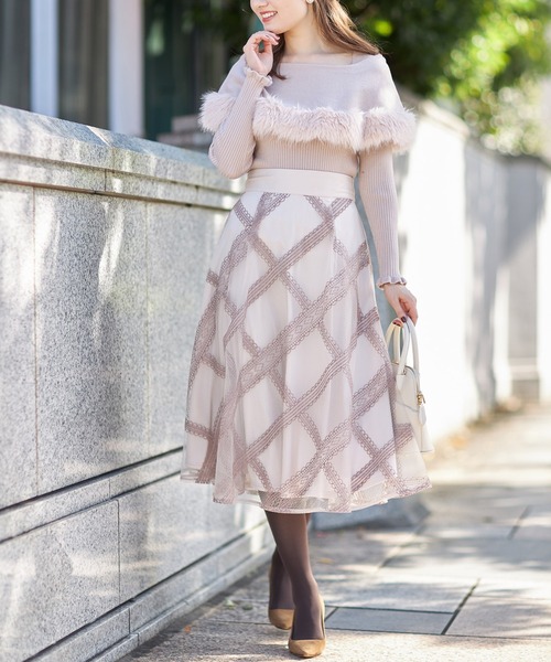 tocco closet（トッコ クローゼット）の「ラインレースチェック