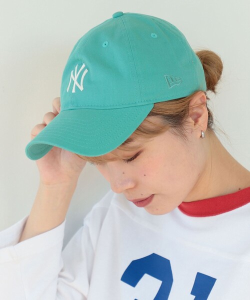 BEAMS BOY（ビームスボーイ）の「NEW ERA × BEAMS BOY / 別注 ニューヨークヤンキース キャップ 23SS（キャップ・レディース・ターコイズブルー/ネイビー/ブラウン・FREE）」の4枚目の写真