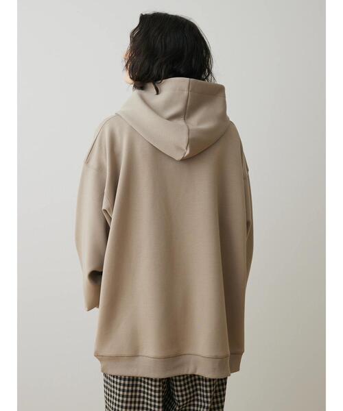 CRAFT STANDARD BOUTIQUE（クラフトスタンダードブティック）の「ダンボールプルパーカー（パーカー・レディース・グレイッシュベージュ/ブラック/アイボリー・L/LL/M）」の21枚目の写真