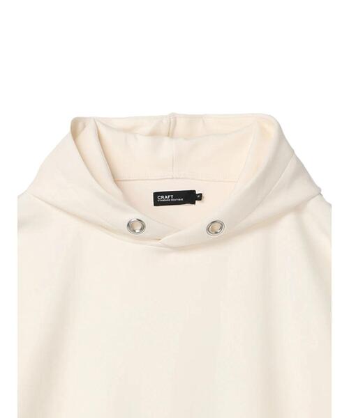 CRAFT STANDARD BOUTIQUE（クラフトスタンダードブティック）の「ダンボールプルパーカー（パーカー・レディース・グレイッシュベージュ/ブラック/アイボリー・L/LL/M）」の15枚目の写真