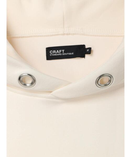 CRAFT STANDARD BOUTIQUE（クラフトスタンダードブティック）の「ダンボールプルパーカー（パーカー・レディース・グレイッシュベージュ/ブラック/アイボリー・L/LL/M）」の11枚目の写真