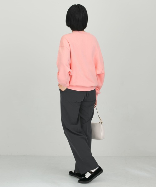 URBAN RESEARCH DOORS（アーバンリサーチドアーズ）の「『別注』Sports Wear×DOORS　甘編みスウェット（スウェット・レディース・アイボリー/グレー/ブルー/ピンク・FREE）」の16枚目の写真