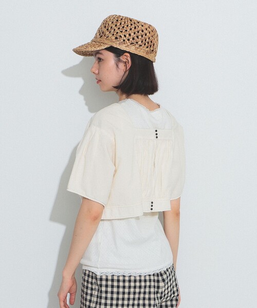 BEAMS - BEAMS(ビームス) 23SS バックトゥフロントフリルブラウス レディース BEAMS JAPAN 1st delivery 一挙ご紹介！】｜ビームス ジャパン