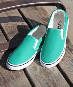 VANS ヴァンズ SLIP ON スリッポン V98CF COLORS S.GREEN