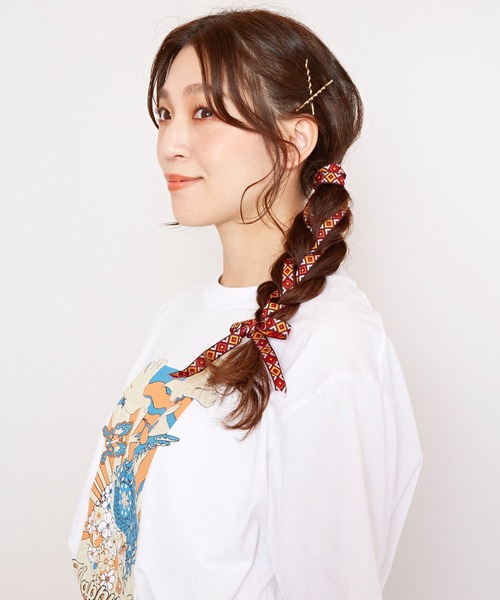 チャイハネ（チャイハネ）の「【チャイハネ】クリミナセットストリング（その他ヘアアクセサリー・レディース・パープル/レッド・FREE）」の9枚目の写真