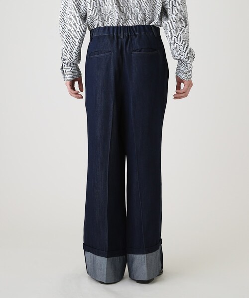 tk.TAKEO KIKUCHI（ティーケータケオキクチ）の「◆ブライトデニムロールアップパンツ（デニムパンツ・メンズ・ネイビー系3/ブラック系3/ブルー系3・01/02/03）」の7枚目の写真