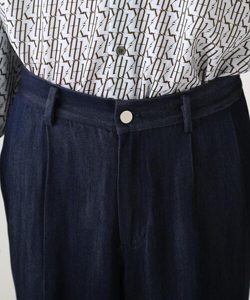 tk.TAKEO KIKUCHI（ティーケータケオキクチ）の「◆ブライトデニムロールアップパンツ（デニムパンツ・メンズ・ネイビー系3/ブラック系3/ブルー系3・01/02/03）」の8枚目の写真