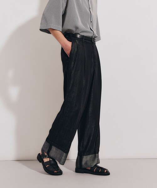 tk.TAKEO KIKUCHI（ティーケータケオキクチ）の「◆ブライトデニムロールアップパンツ（デニムパンツ・メンズ・ネイビー系3/ブラック系3/ブルー系3・01/02/03）」の22枚目の写真