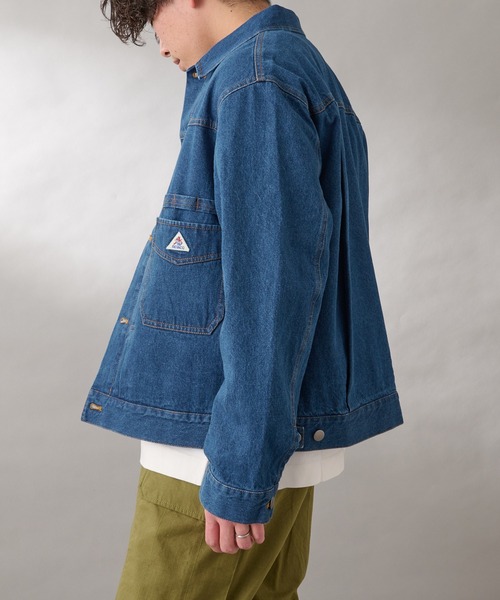 GEVACO（ゲバコ）の「【GEVACO / ゲバコ】10ozデニムジャケット（デニムジャケット・メンズ・ブルー/アイボリー/ネイビー/ブラック・ONE SIZE/LARGE/MEDIUM）」の15枚目の写真