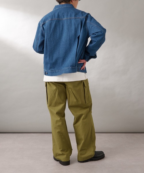 GEVACO（ゲバコ）の「【GEVACO / ゲバコ】10ozデニムジャケット（デニムジャケット・メンズ・ブルー/アイボリー/ネイビー/ブラック・ONE SIZE/LARGE/MEDIUM）」の20枚目の写真