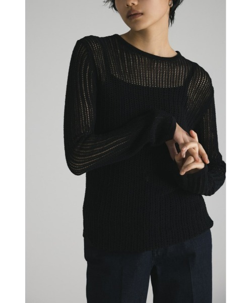 クロシェシアーニット