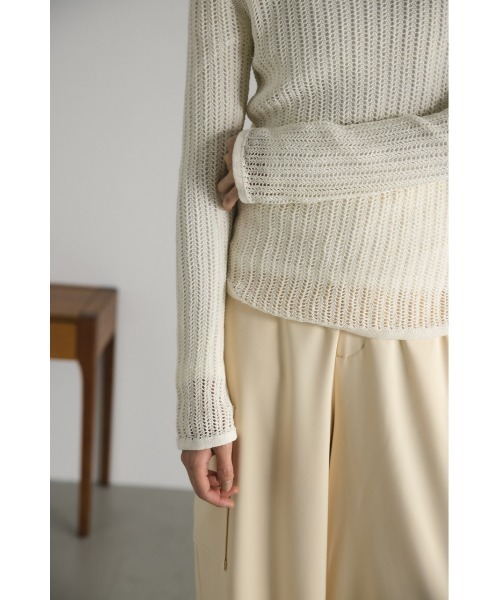 クロシェシアーニット