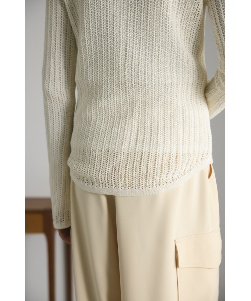 クロシェシアーニット