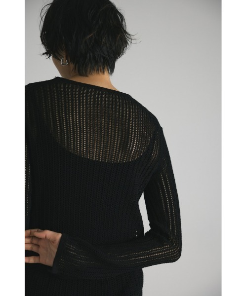 クロシェシアーニット