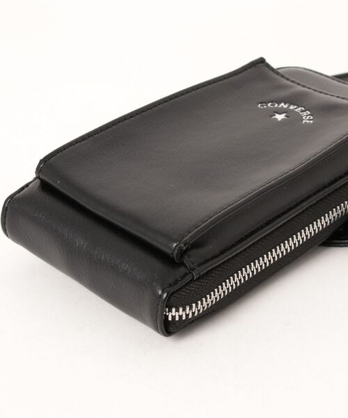CONVERSE(コンバース)の「CONVERSE/コンバース PORTRAIT NECK POUCH(ショルダーバッグ・レディース・ブラック/グリーン/ホワイト/ベージュ・ONE SIZE)」の6枚目の写真