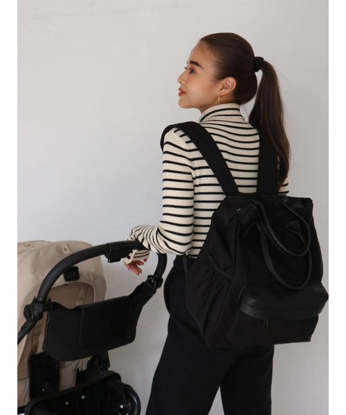TRUNC(トランクエイティーエイト)の「2WAY Multifunctional Backpack(ショルダーバッグ・レディース・ブラック・FREE)」の7枚目の写真