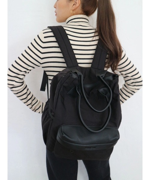 TRUNC(トランクエイティーエイト)の「2WAY Multifunctional Backpack(ショルダーバッグ・レディース・ブラック・FREE)」の13枚目の写真
