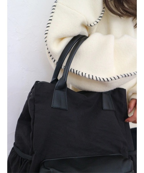 TRUNC(トランクエイティーエイト)の「2WAY Multifunctional Backpack(ショルダーバッグ・レディース・ブラック・FREE)」の15枚目の写真