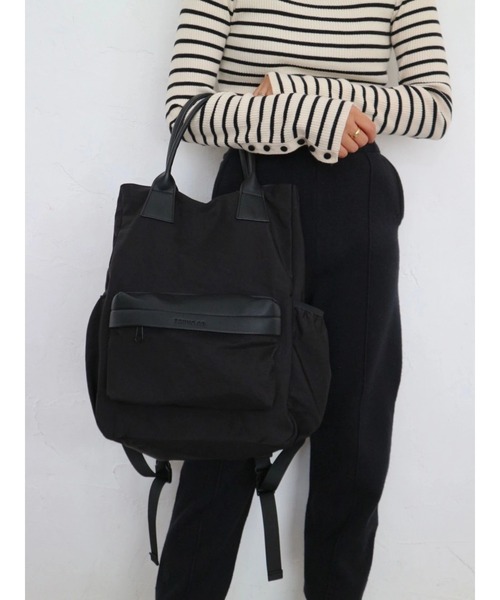 TRUNC(トランクエイティーエイト)の「2WAY Multifunctional Backpack(ショルダーバッグ・レディース・ブラック・FREE)」の16枚目の写真