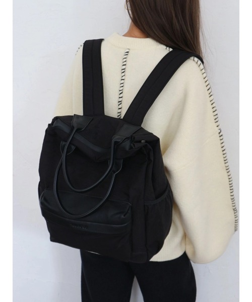 TRUNC(トランクエイティーエイト)の「2WAY Multifunctional Backpack(ショルダーバッグ・レディース・ブラック・FREE)」の17枚目の写真