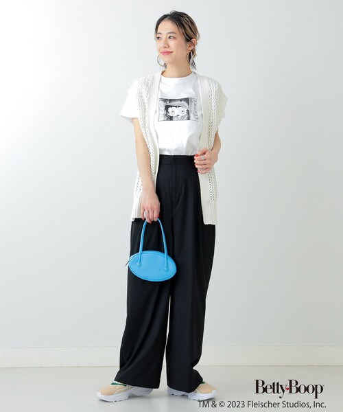 Ray BEAMS（レイビームス）の「Betty Boop(TM) × Ray BEAMS / Crying Tシャツ（Tシャツ/カットソー・レディース・ホワイト・ONE SIZE）」の2枚目の写真