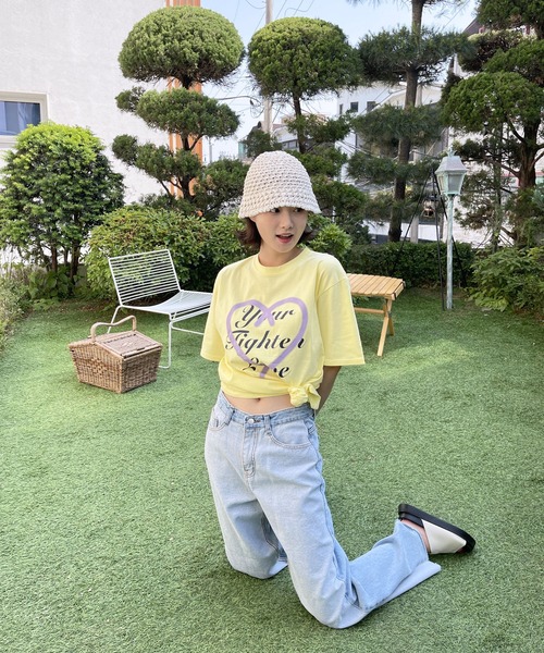 UNE MANSION（ユヌマンション）の「バイカラーカットオフストレートデニムパンツ（デニムパンツ・レディース・ライトブルー/ブラック・SMALL/MEDIUM/LARGE）」の20枚目の写真