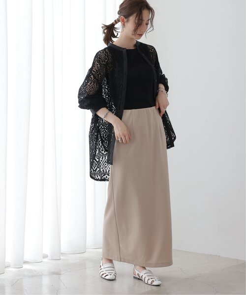 frames RAY CASSIN(フレームスレイカズン)の「サイドスリットレースシャツ(シャツ/ブラウス・レディース・ブラック/キナリ/オフホワイト・FREE)」の19枚目の写真