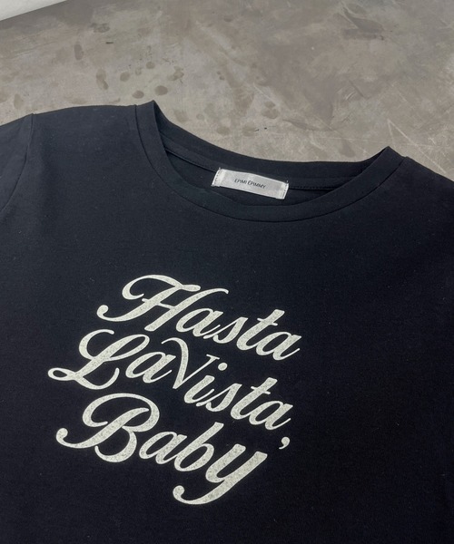 EPIMI E'PIMMY（エピミエピミー）の「アソートプリントクロップドTシャツ（Tシャツ/カットソー・レディース・ピンク/ホワイト/ブラック/オフホワイト・MEDIUM）」の3枚目の写真