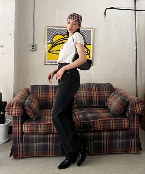 EPIMI E'PIMMY（エピミエピミー）の「アソートプリントクロップドTシャツ（Tシャツ/カットソー・レディース・ピンク/ホワイト/ブラック/オフホワイト・MEDIUM）」の19枚目の写真