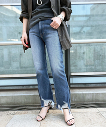3×1 | *【3×1/スリーバイワン】CROP FLARE denim(デニムパンツ)
