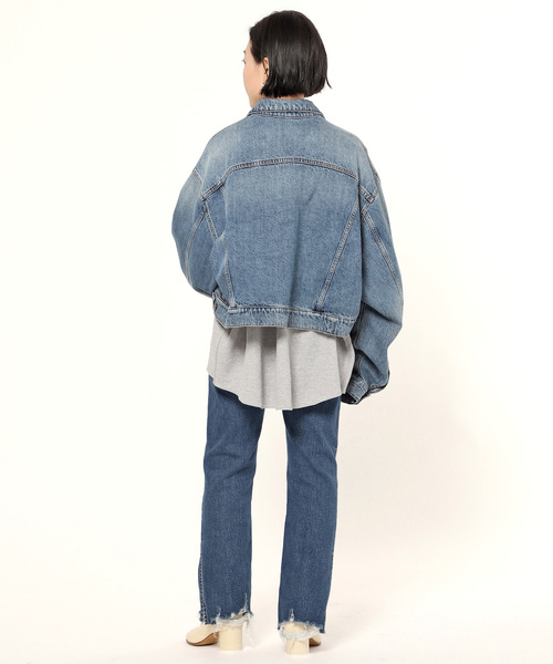 3×1（スリーバイワン）の「*【3×1/スリーバイワン】CROP FLARE denim（デニムパンツ・レディース・ブルー・29/27/26/28）」の11枚目の写真