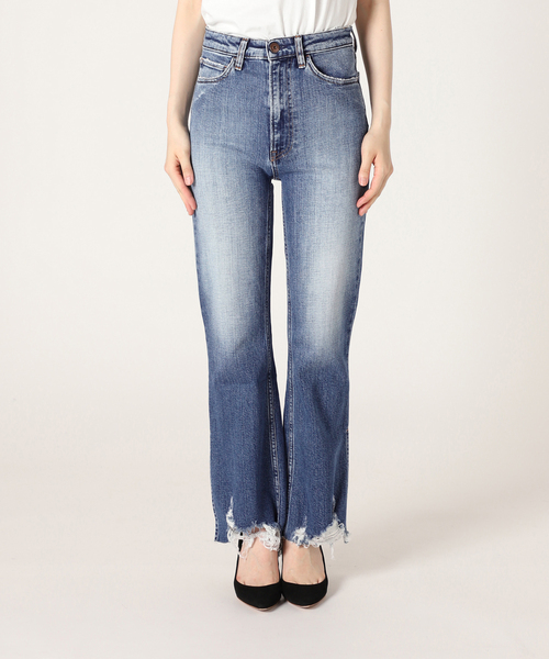 3×1（スリーバイワン）の「*【3×1/スリーバイワン】CROP FLARE denim（デニムパンツ・レディース・ブルー・29/27/26/28）」の12枚目の写真