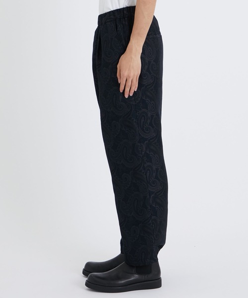 superNova.(スーパーノヴァ)の「【superNova./スーパーノヴァ】Relax easy pant - Paisley jacquard(スラックス・メンズ・ブラック/ベージュ・X-SMALL/SMALL)」の12枚目の写真