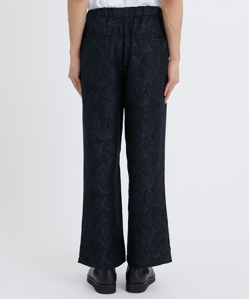 superNova.(スーパーノヴァ)の「【superNova./スーパーノヴァ】Relax easy pant - Paisley jacquard(スラックス・メンズ・ブラック/ベージュ・X-SMALL/SMALL)」の13枚目の写真