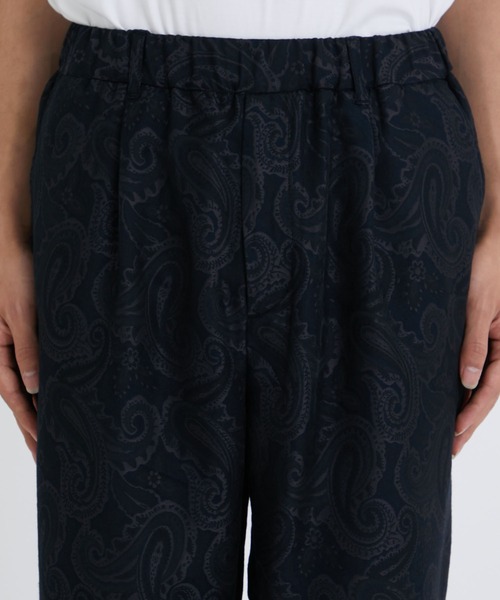 superNova.(スーパーノヴァ)の「【superNova./スーパーノヴァ】Relax easy pant - Paisley jacquard(スラックス・メンズ・ブラック/ベージュ・X-SMALL/SMALL)」の14枚目の写真