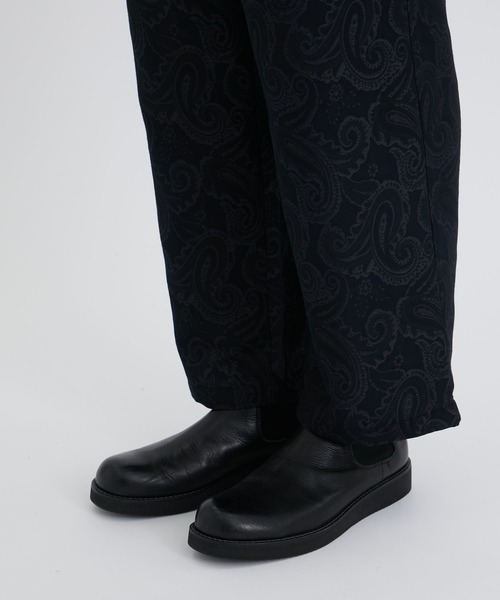 superNova.(スーパーノヴァ)の「【superNova./スーパーノヴァ】Relax easy pant - Paisley jacquard(スラックス・メンズ・ブラック/ベージュ・X-SMALL/SMALL)」の16枚目の写真