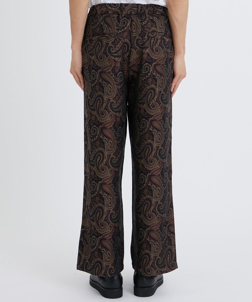 superNova.(スーパーノヴァ)の「【superNova./スーパーノヴァ】Relax easy pant - Paisley jacquard(スラックス・メンズ・ブラック/ベージュ・X-SMALL/SMALL)」の6枚目の写真