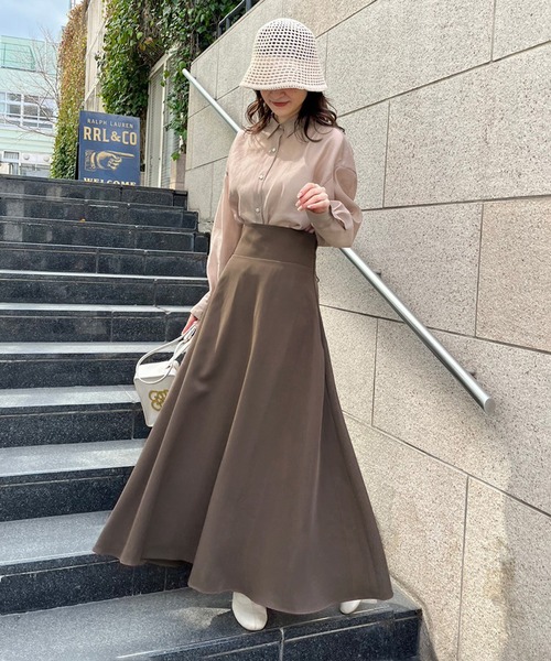 one after another NICE CLAUP（ワンアフターアナザーナイスクラップ）の「メッシュ編みクローシュハット（ハット・レディース・アイボリー/ブラック・FREE）」の9枚目の写真