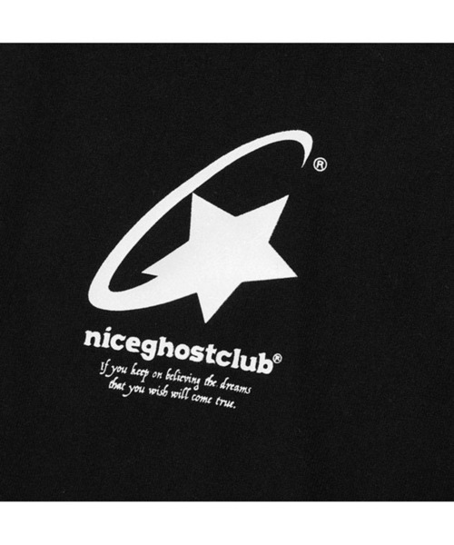 NICE GHOST CLUB（ナイスゴーストクラブ）の「【UNISEX】niceghostclub／シューティングスターT 2905595（Tシャツ/カットソー・レディース・ライトブルー/パープル/ブラック・MEDIUM/SMALL/LARGE）」の15枚目の写真
