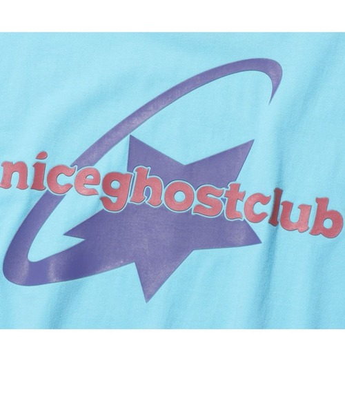 NICE GHOST CLUB（ナイスゴーストクラブ）の「【UNISEX】niceghostclub／シューティングスターT 2905595（Tシャツ/カットソー・レディース・ライトブルー/パープル/ブラック・MEDIUM/SMALL/LARGE）」の5枚目の写真