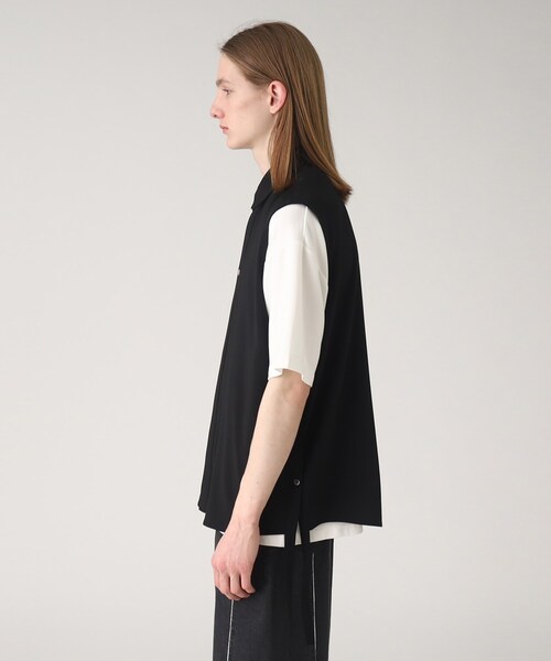 tk.TAKEO KIKUCHI(ティーケータケオキクチ)の「◆ノースリーブシャツ(シャツ/ブラウス・メンズ・ブラック/ホワイト・03/02)」の5枚目の写真