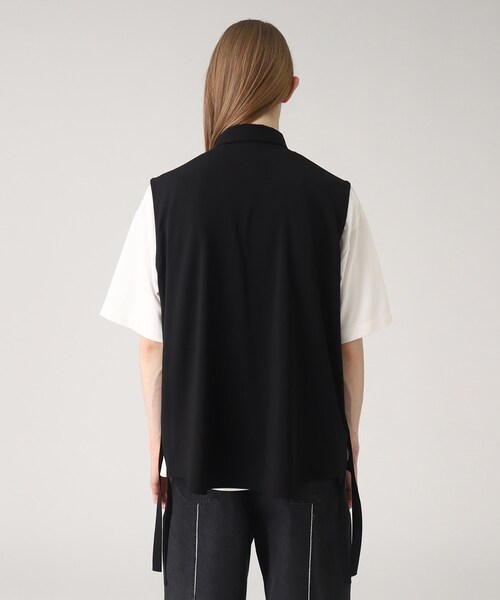 tk.TAKEO KIKUCHI(ティーケータケオキクチ)の「◆ノースリーブシャツ(シャツ/ブラウス・メンズ・ブラック/ホワイト・03/02)」の6枚目の写真