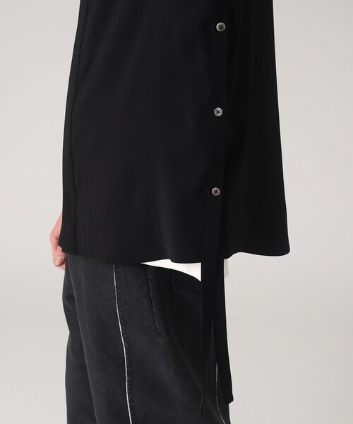 tk.TAKEO KIKUCHI(ティーケータケオキクチ)の「◆ノースリーブシャツ(シャツ/ブラウス・メンズ・ブラック/ホワイト・03/02)」の9枚目の写真