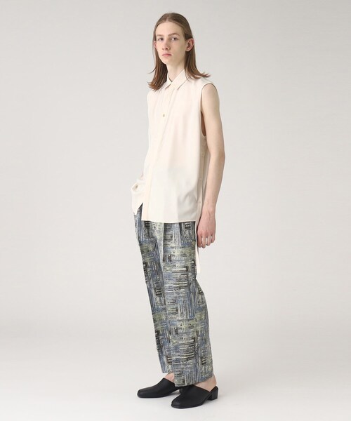 tk.TAKEO KIKUCHI(ティーケータケオキクチ)の「◆ノースリーブシャツ(シャツ/ブラウス・メンズ・ブラック/ホワイト・03/02)」の15枚目の写真