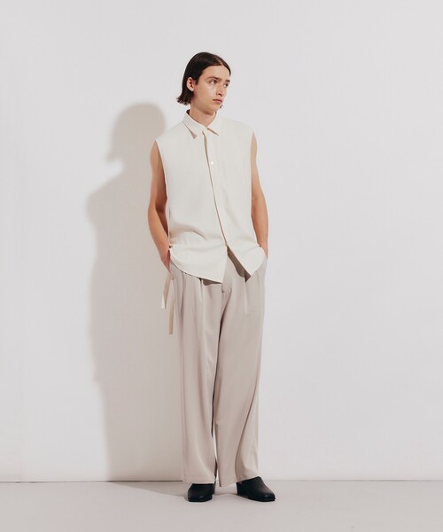 tk.TAKEO KIKUCHI(ティーケータケオキクチ)の「◆ノースリーブシャツ(シャツ/ブラウス・メンズ・ブラック/ホワイト・03/02)」の20枚目の写真