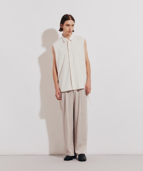 tk.TAKEO KIKUCHI(ティーケータケオキクチ)の「◆ノースリーブシャツ(シャツ/ブラウス・メンズ・ブラック/ホワイト・03/02)」の22枚目の写真